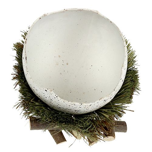 Article Oeuf en nid Ø11cm H12cm 4 pcs