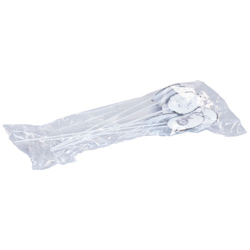 Article Œufs en métal avec lapins de Pâques sur piquet 5×7cm 8pcs