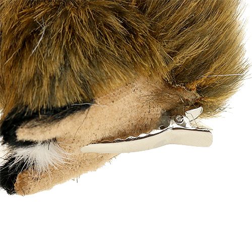 Floristik24 Écureuil sur pince 8cm couleurs assorties 3pcs