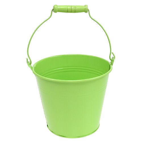 Floristik24 Seau vert mix Ø14cm H12cm 6pcs