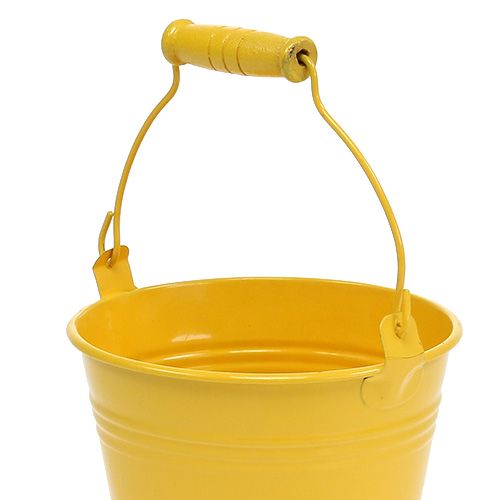 Floristik24 Seau avec anse coloré Ø12cm H10cm 8 pcs