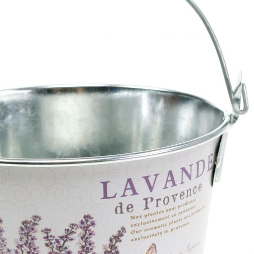 Floristik24 Seau à plantes lavande Ø17cm H16cm