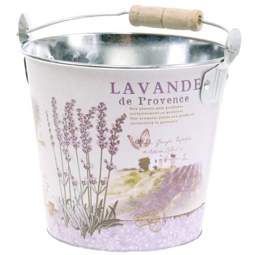 Floristik24 Seau à plantes lavande Ø17cm H16cm