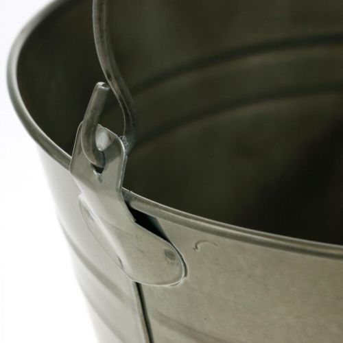 Floristik24 Pot métal, seau à planter, jardinière Ø20cm H17cm
