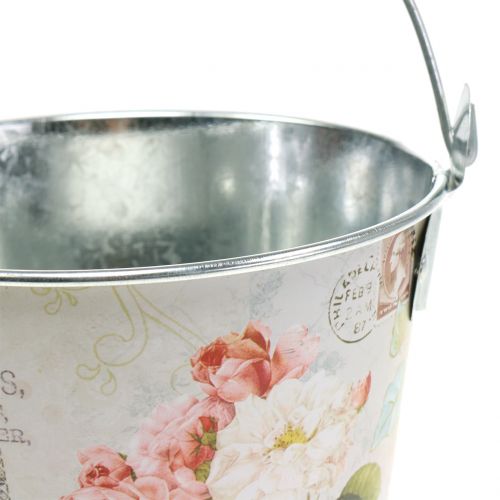 Floristik24 Seau à plantes rose Ø17cm