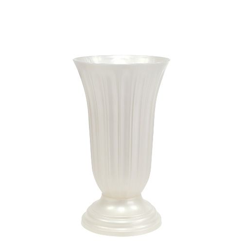 Floristik24 Vase Lilia nacre Ø16cm, 1 pièce