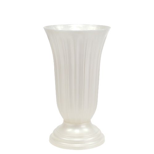 Floristik24 Vase Lilia nacre Ø20cm 1 pièce