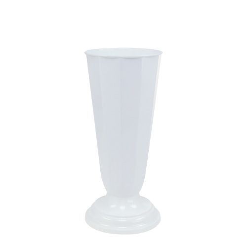 Article Vase décor “Szwed” blanc Ø13cm