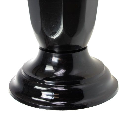 Article Vase à décor Szwed noir Ø23cm 1 pc