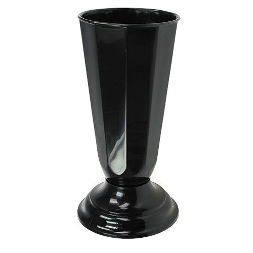 Article Vase Szwed noir Ø23cm, 1pc