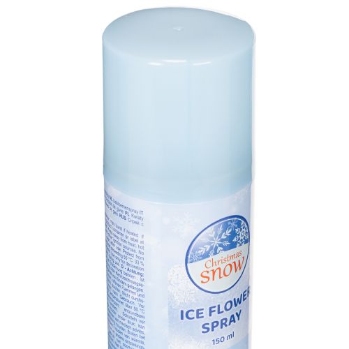 Spray décoratif effet fleurs de givre pour vitres, 150 ml, blanc, usage intérieur | Floristik24.fr