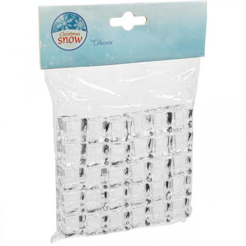 Floristik24 Glaçons artificiels glace décorative transparent 2cm 30 pcs