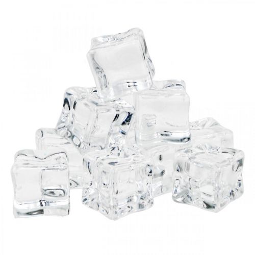 Floristik24 Glaçons artificiels glace décorative transparent 2cm 30 pcs
