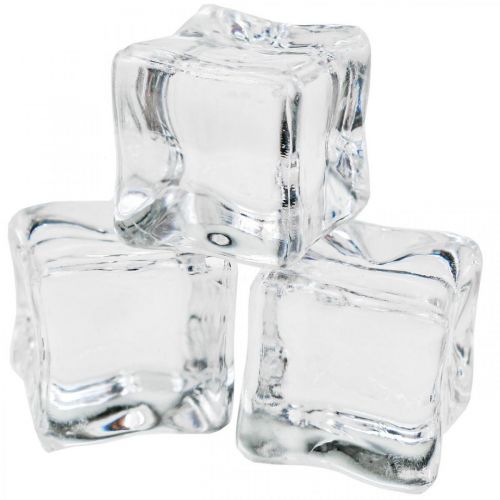 Floristik24 Glaçons artificiels glace décorative transparent 2cm 30 pcs