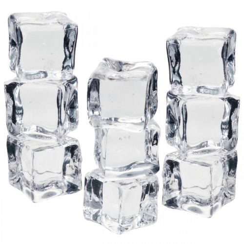 Floristik24 Glaçons artificiels décoration de fenêtre 2cm 20 pcs