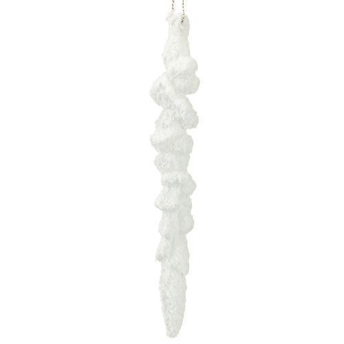 Décoration de glaçons pour sapin de Noël recouvert de neige 14 cm 4 pièces