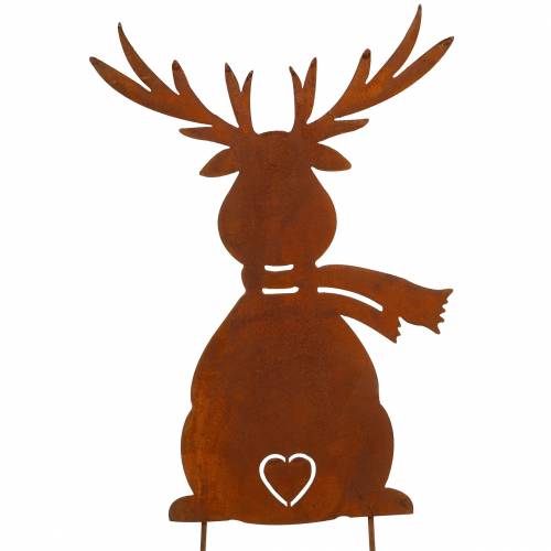 Floristik24 Élan patiné à coller H58cm