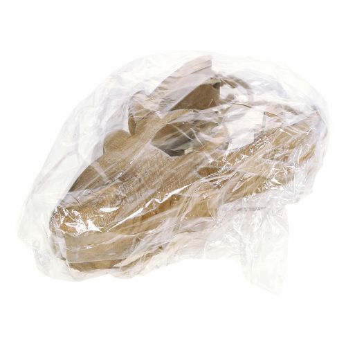 Floristik24 Tête d'élan en bois à accrocher 20x10.5cm 2pcs