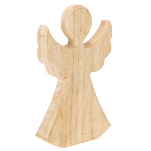 Figure décorative ange en bois naturel 30 cm acheter | Floristik24.fr