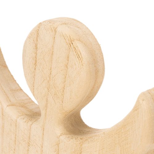 Figure décorative ange en bois