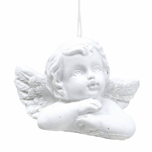 Floristik24 Décorations de sapin de Noël ange blanc 5cm 4pcs