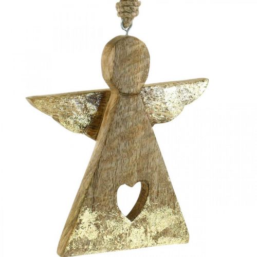 Floristik24 Figurine déco ange manguier déco à accrocher 13 × H13.5cm 2pcs