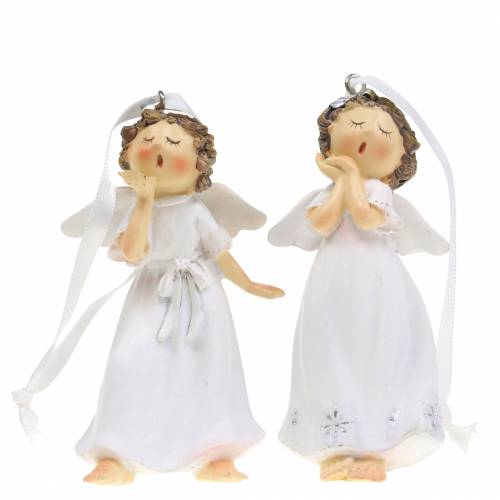 Floristik24 Décoration De Sapin De Noël Angel 9cm 2St