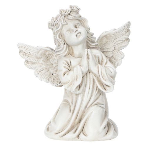 Figurines d’anges en prière 13 cm – Lot de 2 | Floristik24.fr