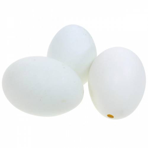 Article Oeufs de canard soufflés naturels décoration de Pâques 12 pièces