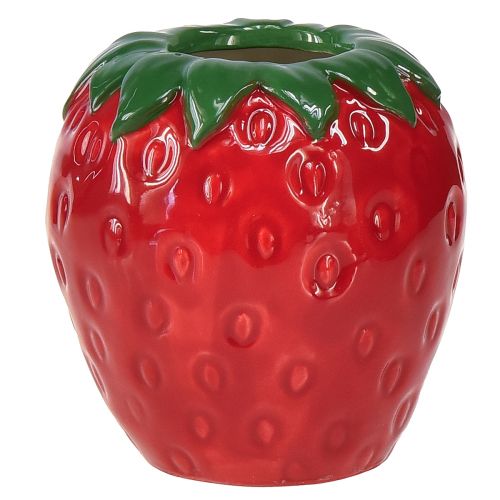 Floristik24 Vase décoratif fraise pot de fleur en céramique Ø8,5cm H8,5cm