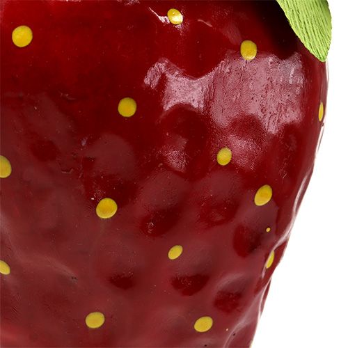 Floristik24 Fraise factice rouge 18 cm 1 p.