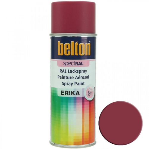 Floristik24 Spray de peinture spectRAL Belton Peinture en spray Erika satinée mate 400 ml