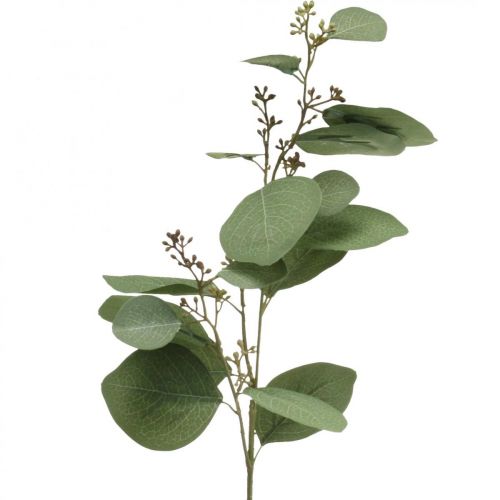 Branche artificielle déco eucalyptus avec bourgeons plante artificielle 60cm