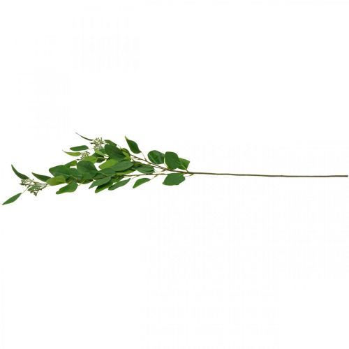 Article Branche d'eucalyptus artificielle verte triple ramifiée L100cm