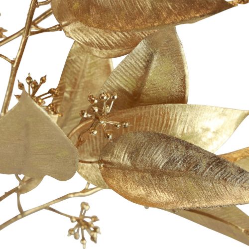 Article Eucalyptus Lancettes Artificielles Branche d&#39;Eucalyptus Or 95cm