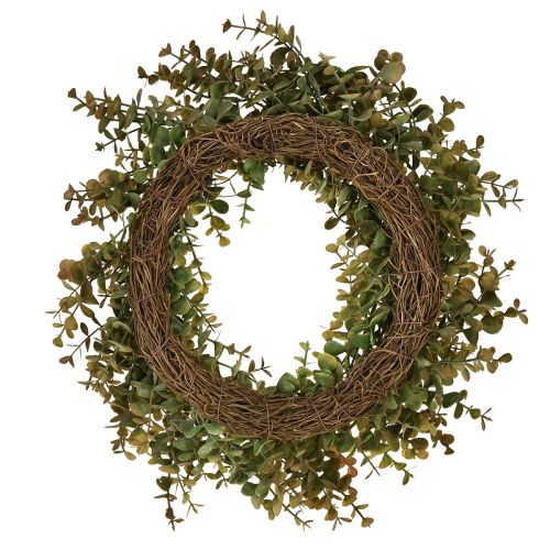 Article Couronne d&#39;eucalyptus artificielle décoration d&#39;automne eucalyptus Ø36cm