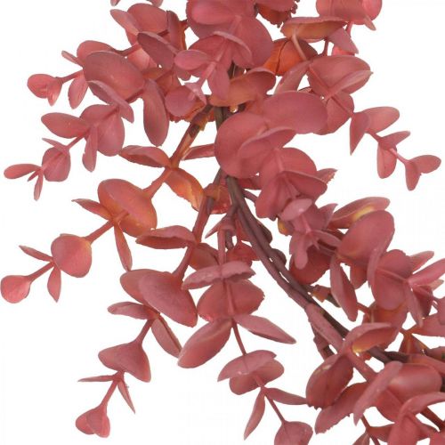 Floristik24 Couronne décorative eucalyptus rouge Couronne artificielle d'eucalyptus Ø32cm