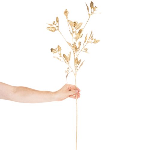 Branche Eucalyptus Artificielle Dorée pour Décoration Vase 100cm | Floristik24.fr