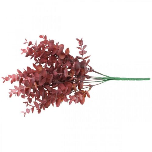 Article Décoration d&#39;automne branche d&#39;eucalyptus eucalyptus artificiel rouge 36cm