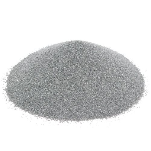 Floristik24 Sable coloré 0,5mm argent 2kg