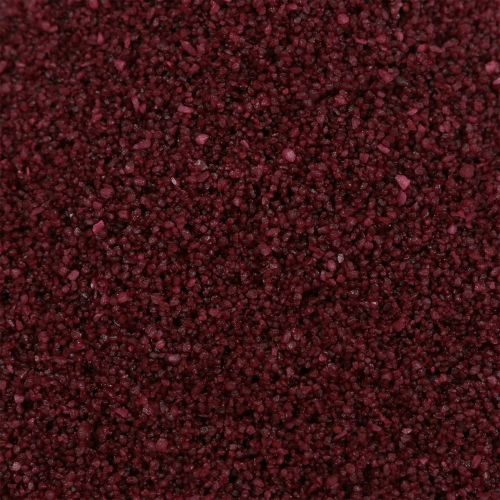 Article Sable coloré 0,5mm bordeaux 2kg