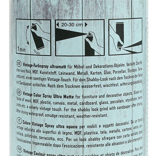 Floristik24 Spray colorant vintage bleu clair 400ml