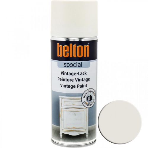 Spray de couleur, peinture vintage blanc antique, shabby chic 400ml