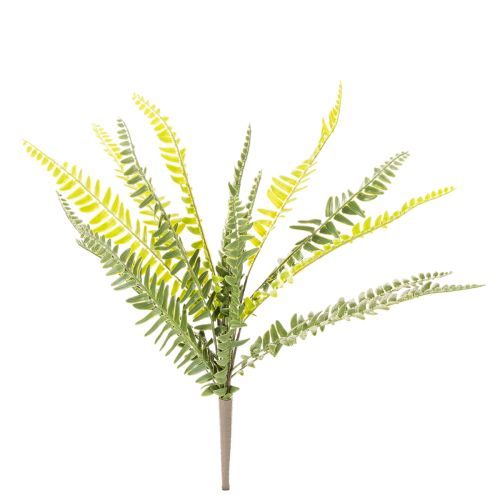 Branche de fougère artificielle verte 45 cm pour décoration intérieure