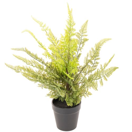 Plante artificielle fougère en pot 40 cm pour décoration intérieure