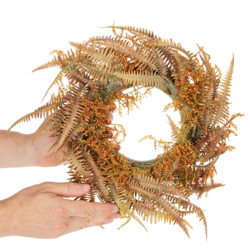 Krantz décoratif en fougère artificielle 35 cm en plastique pour intérieur | Floristik24.fr