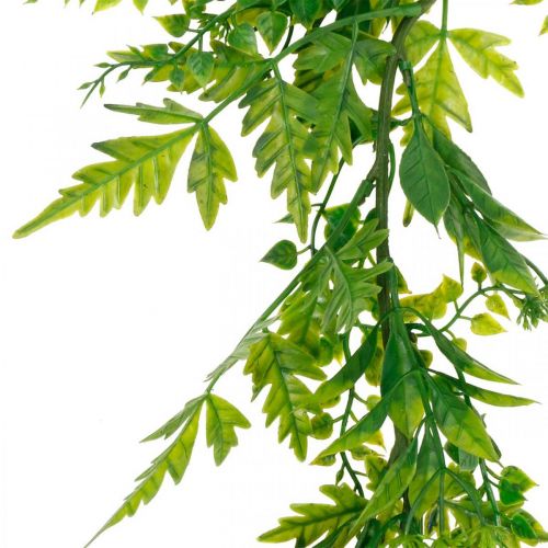 Article Guirlande de plantes suspendues artificielles vert 150cm