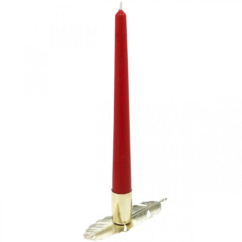 Floristik24 Bougeoir sur ressort, décoration métal, bougeoir, décoration de l'Avent doré Ø2.2cm L13cm 4pcs