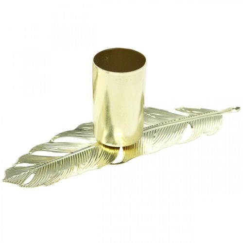 Floristik24 Bougeoir sur ressort, décoration métal, bougeoir, décoration de l'Avent doré Ø2.2cm L13cm 4pcs
