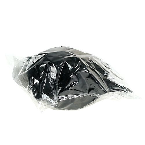 Floristik24 Boule à plumes Ø10cm noire à accrocher